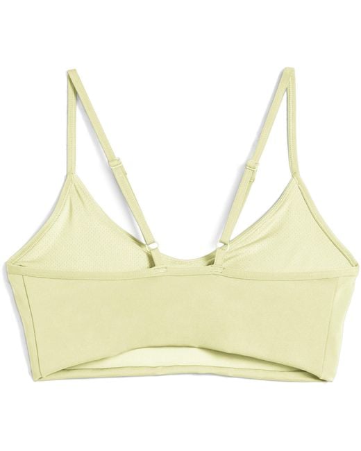 PUMA Yellow Move Non Wired Medium Impact Sports Bra