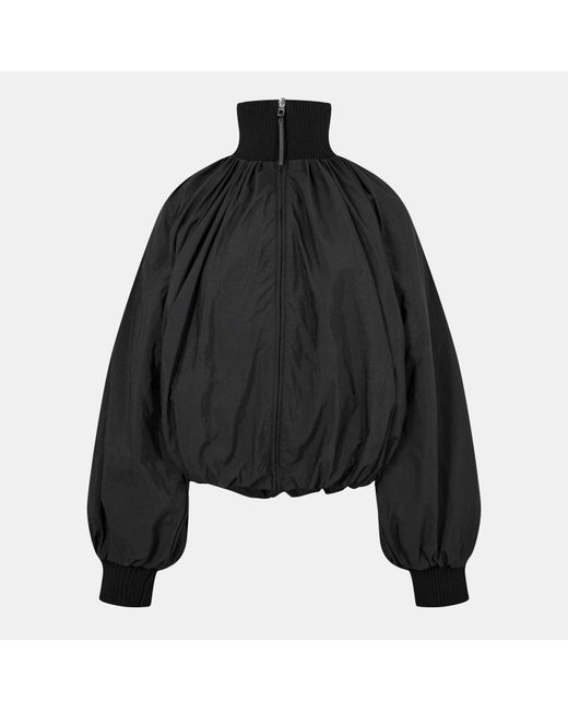 Jacquemus Black Jacquard Bomber Jacket