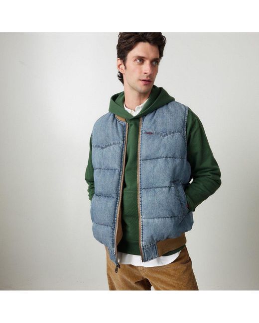 Levi's Blue Levi's Wstrn Puff Vst for men