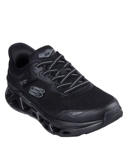 Skechers Blue Slip-Ins Mesh Lace-Up Sneaker W Ai Slip On Trainers for men