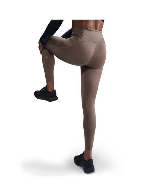Nike Brown Swift 7/8 Tights