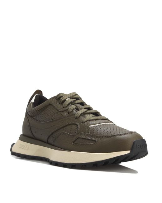 Boss Brown Jonah Run Trainers for men