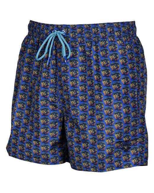 Arena Blue Beach Shorts Allover for men