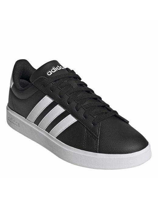 Adidas Black Grand Court Cloudfoam Comfort Shoes