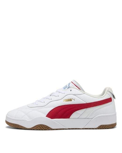 PUMA White Tifosi Lux Low-Top Trainers for men