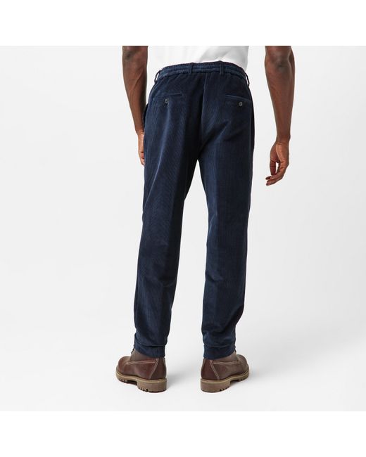Barbour Blue Wallington Trousers for men