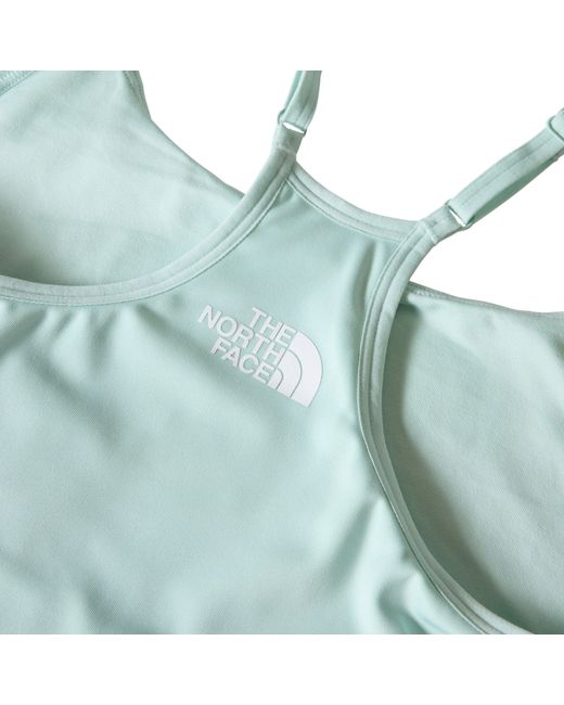 The North Face Blue Flex Outdoor Non Wired Medium Impact Sports Bra