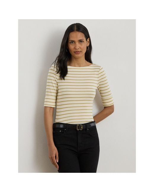 Ralph Lauren Natural Judy Long Sleeve T-Shirt