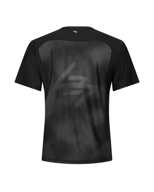 REPRESENT 247 Black Short Sleeve Performance Gym Top for men