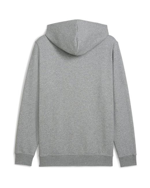 PUMA Gray Overhead Hoodie for men