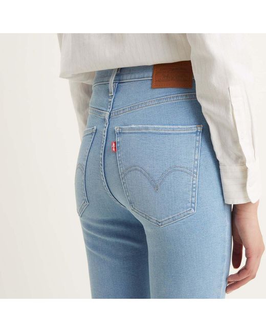 Levi's Blue Mile High Super Skinny Jeans