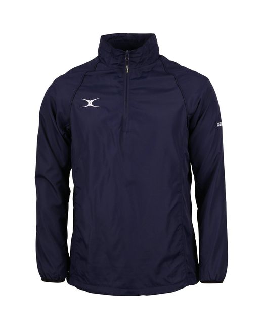 Gilbert Blue Adults Tornado Performance Rugby Jacket