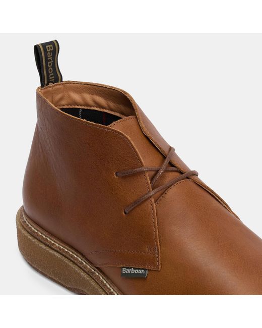 Barbour Brown Blaine Chukka Boots for men