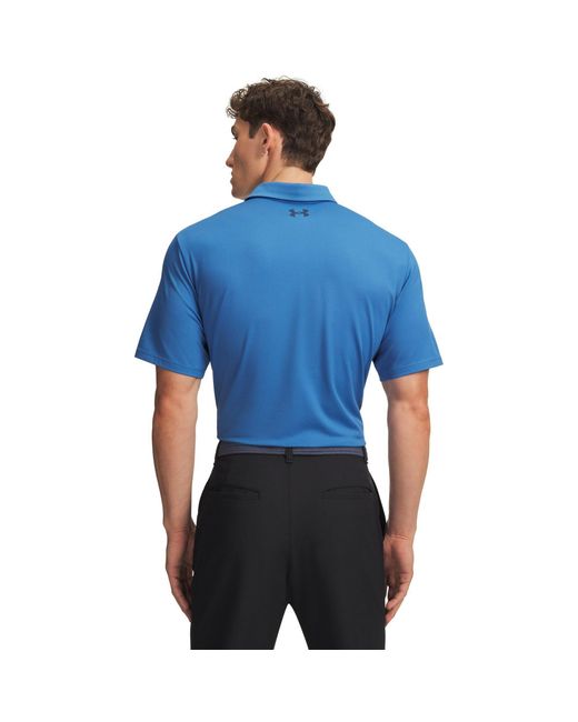 Under Armour Blue Matchplay Polo Academy Pitch for men