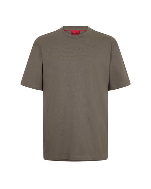 HUGO Gray Dapolino T-Shirt for men