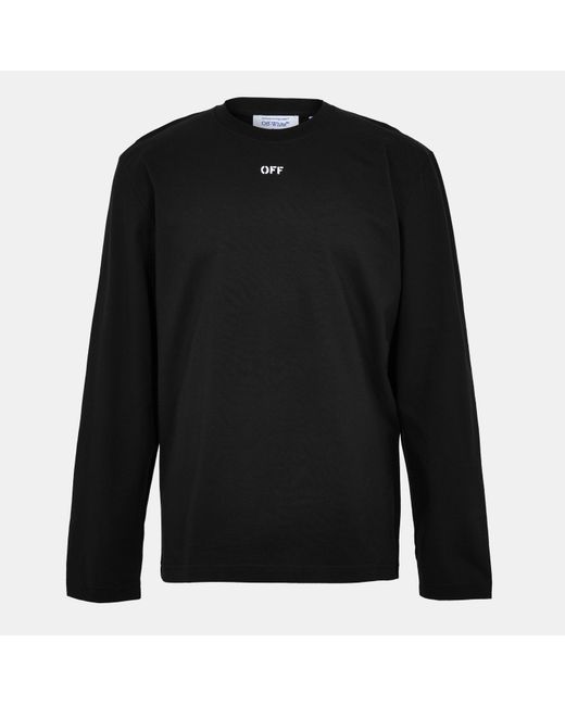 Off-White c/o Virgil Abloh Blue Brick Skate T Long Sleeve T-Shirt for men
