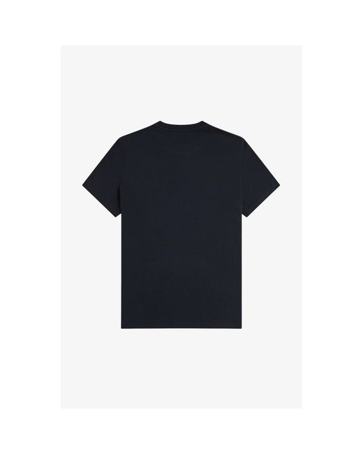 Fred Perry Blue Short Sleeve Twin Tipped Polo Shirt for men