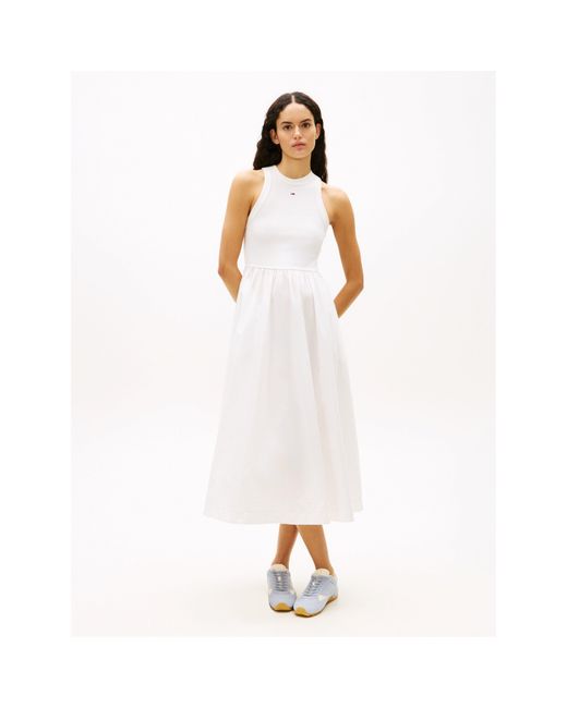 Tommy Hilfiger White Long Maxi Dress