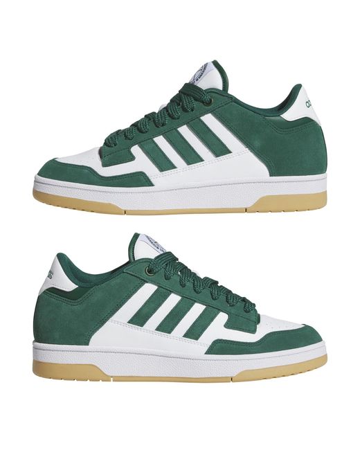 Adidas Green Rapid Court Low-Top Trainers for men