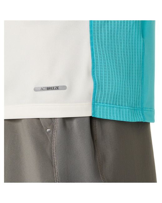 Asics Blue Road Ibuki Short Sleeve Running T-Shirt for men
