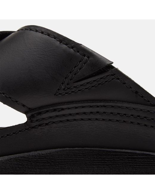 Timberland Black Flat Sandals for men