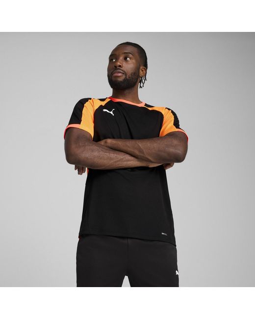 PUMA Black Individualliga Jersey T-Shirt for men