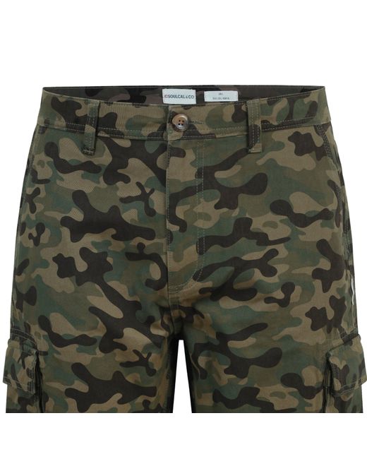 SoulCal & Co California Green Utility Shorts for men