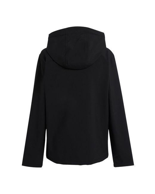 Regatta Black Navigate 2 Layer Hooded Softshell Jacket for men