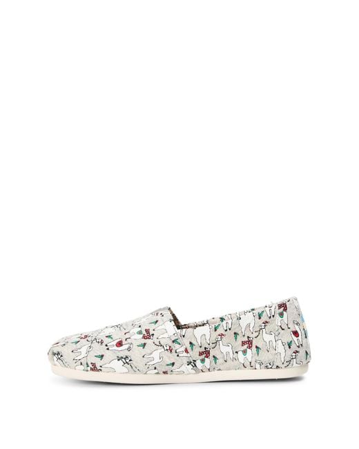 TOMS White Jrsey Ladies