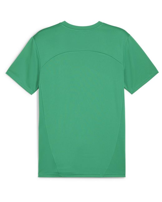 PUMA Green Teamfinal Training Short-Sleeve Performance T-Shirt for men