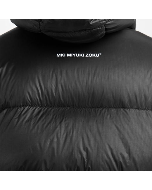 MKI Miyuki-Zoku Blue Trans Bubble Medium Puffer Jacket for men