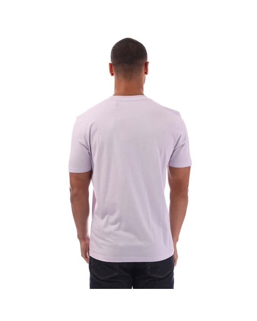 HUGO Purple Dulivio 10229761 01 T-Shirt for men