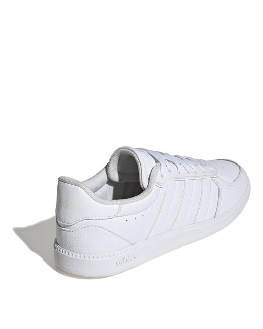 Adidas White Breaknet Sleek Trainers