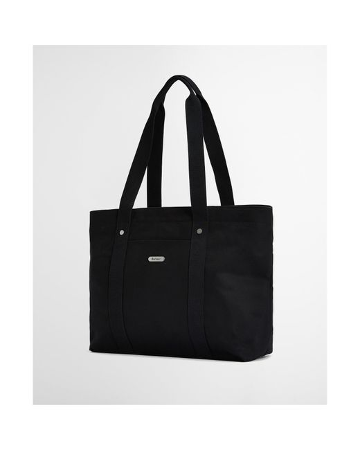 Barbour Black Olivia Tote Bag
