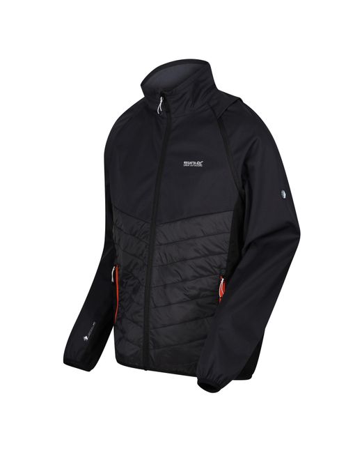 Regatta Black Stern Hybrid Softshell Jacket for men