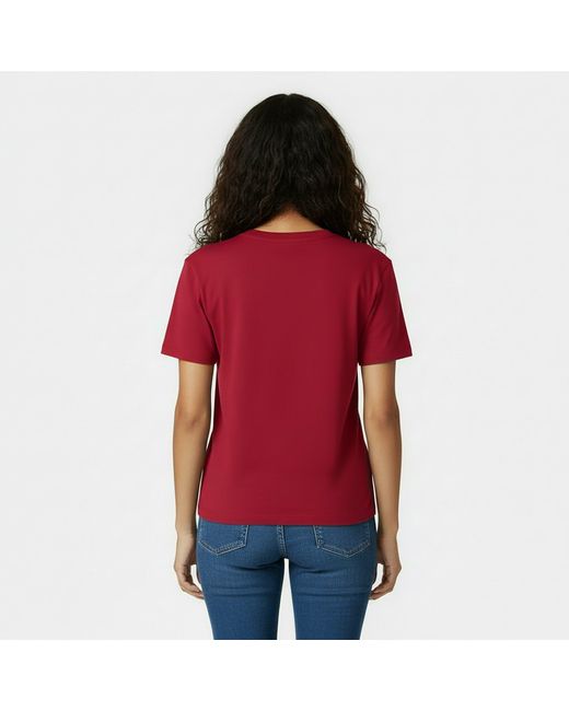 Jack Wills Red Forstal Boyfriend T-Shirt Ladies