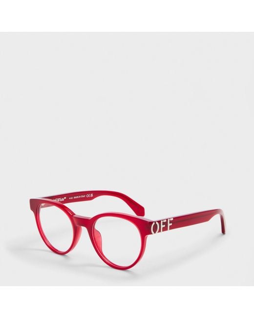 Off-White c/o Virgil Abloh Red Reading Glasses
