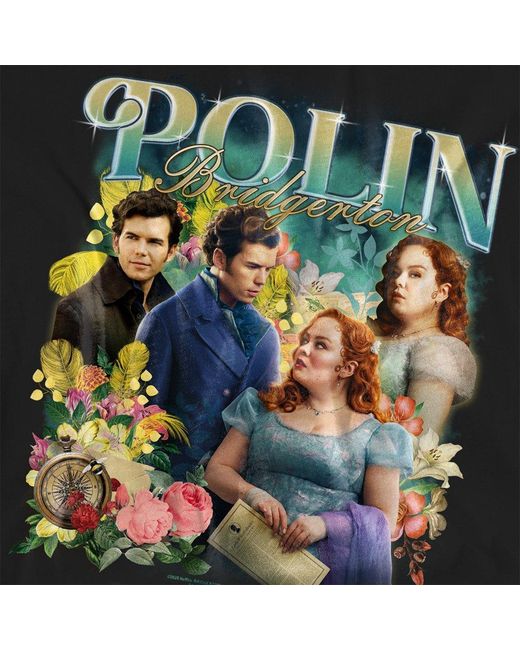 Bridgerton Black Polin Vintage T-Shirt Bla