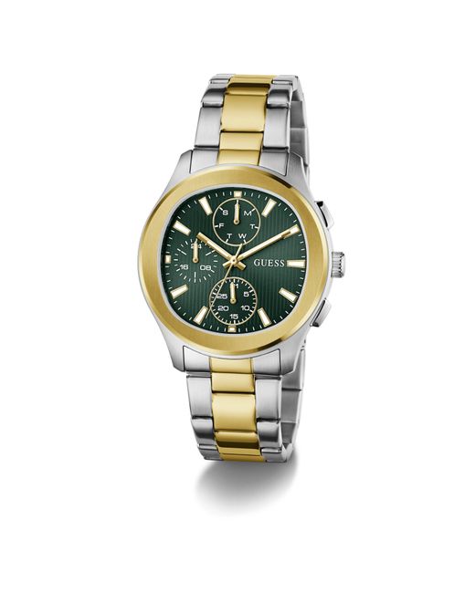 Guess Metallic Palmer Quartz Analogue Watch for men