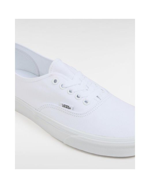 Vans White Authentic Canvas Trainers for men