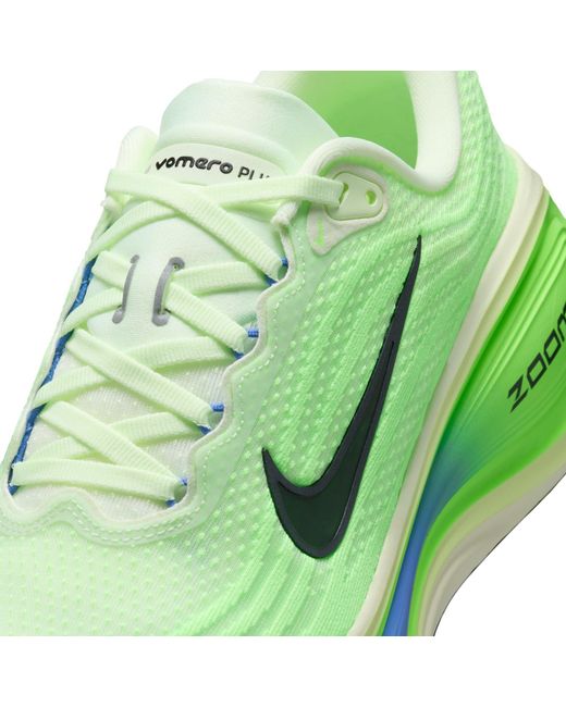 Nike Green Vomero Plus Road Running Shoes for men