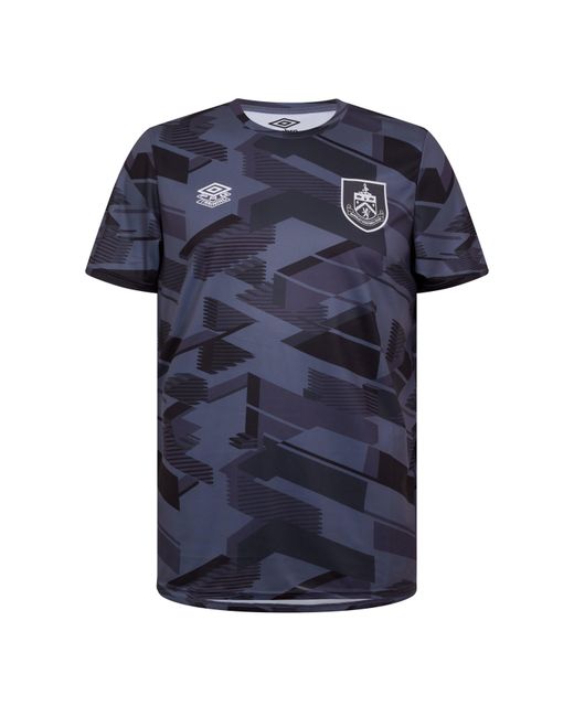 Umbro Blue Burnley Licence Short-Sleeve T-Shirt for men