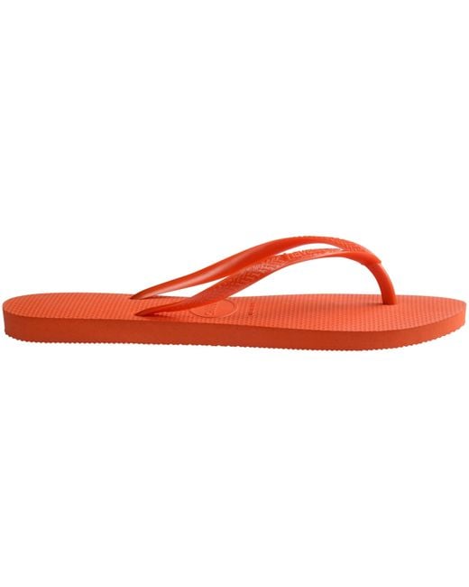 Havaianas Orange Slim Flip Flops