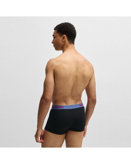 HUGO Black 3 Pack Trunks for men