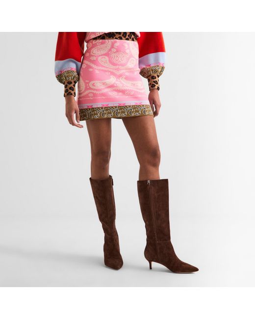 Never Fully Dressed Pink Knitted Skirt