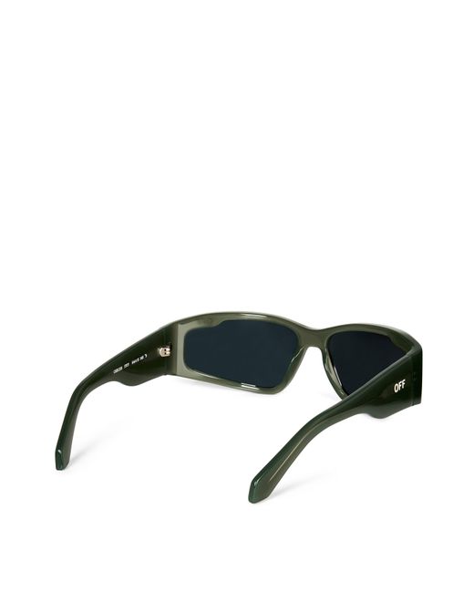 Off-White c/o Virgil Abloh Green Kimball 53 Rectangle Sunglasses