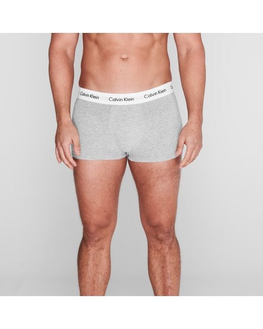 Calvin Klein White 3 Pack Boxer Shorts for men