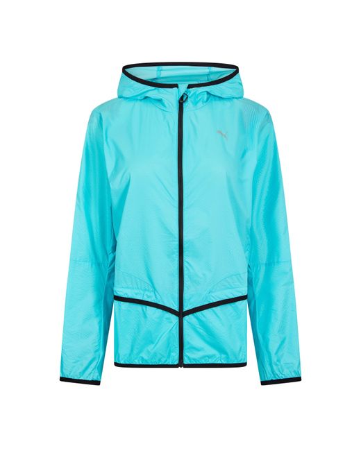 PUMA Blue (3) Hooded Lightweight Jacket