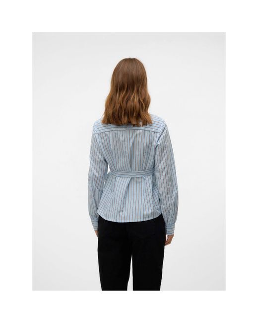 Mama.licious Blue Mama Long-Sleeve Patterned Shirt