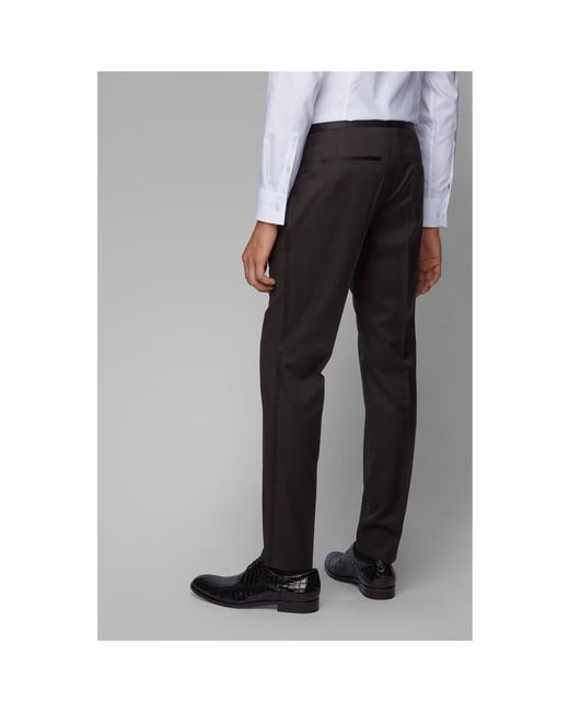 Boss Blue Gilan Cyl Slim Fit Trousers for men